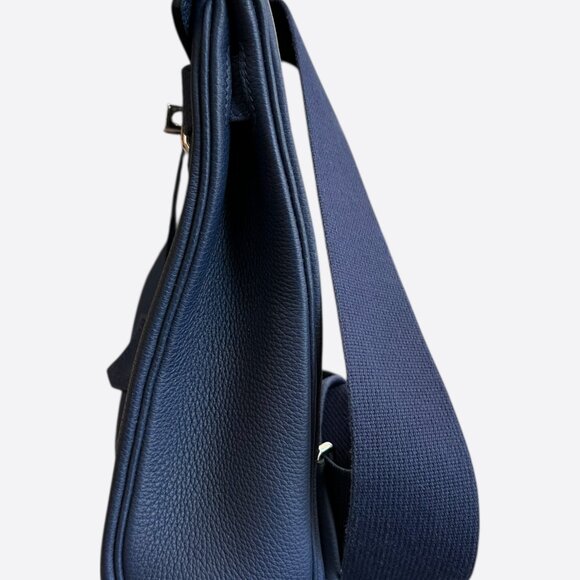 Hermes Navy HAC A Dos Crossbody Backpack - Picture 4 of 8